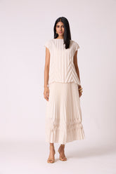 Oasis Skirt Set - Off White